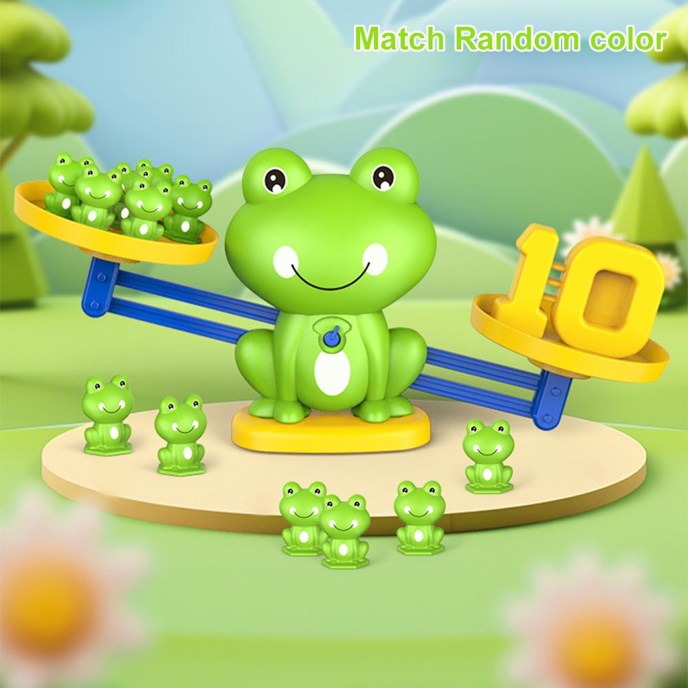 Party Games Board Game - 1Set Frog Balance Scale Cards Digital