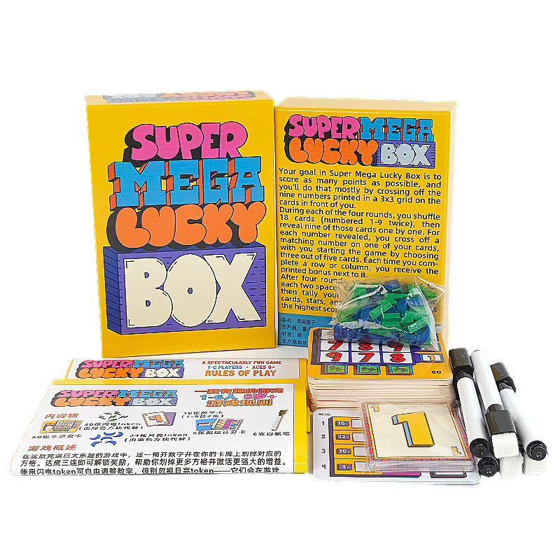 Super Mega Lucky Box Board Gam - огляд і ціна Party Games Board Game