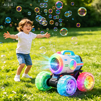 4-Wheel Colorful Manual Bubble - огляд і ціна Party Games Lab