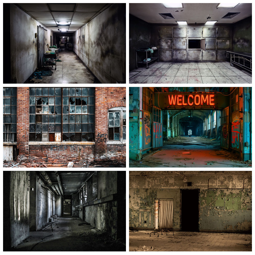 Horror Halloween Decor Backgro - огляд і ціна Party Games Lab