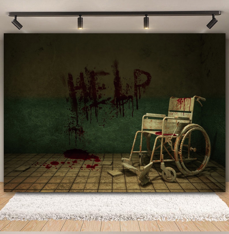 Horror Halloween Decor Backgro - огляд і ціна Party Games Lab