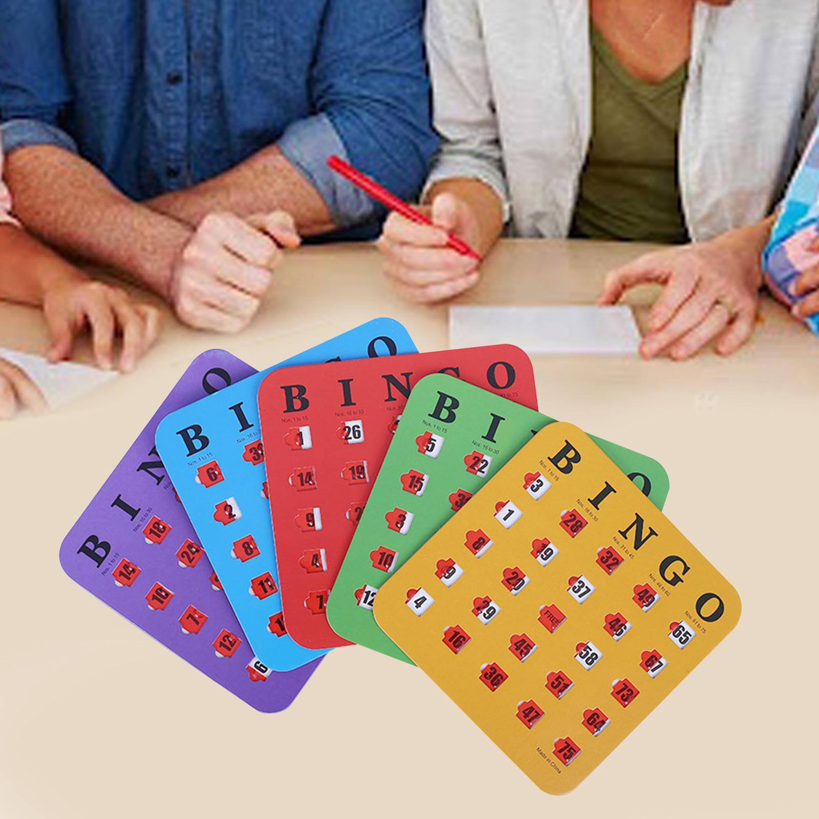 5 Pieces Bingo Game Cards Larg - огляд і ціна Party Games For Adults Large Group