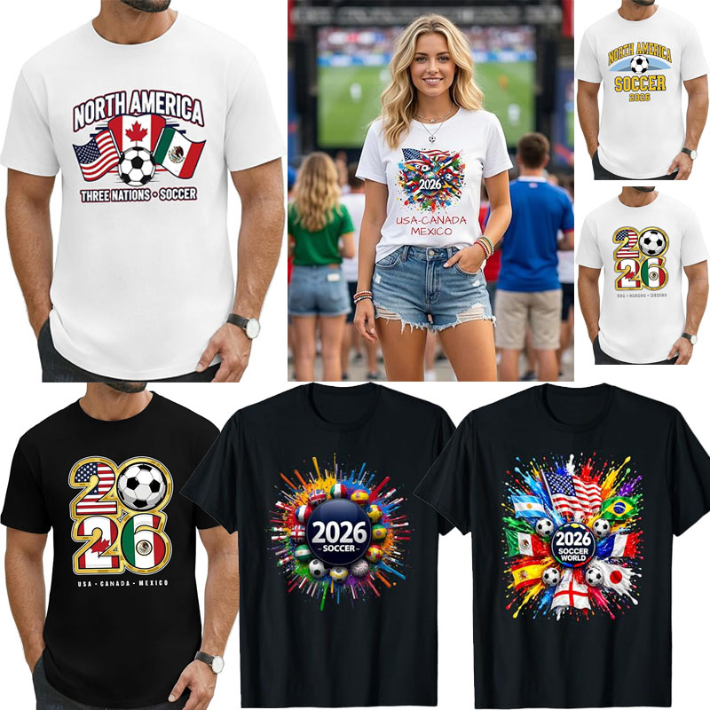 2026 Soccer Fan T-Shirt Men US - огляд і ціна Party Games Usa