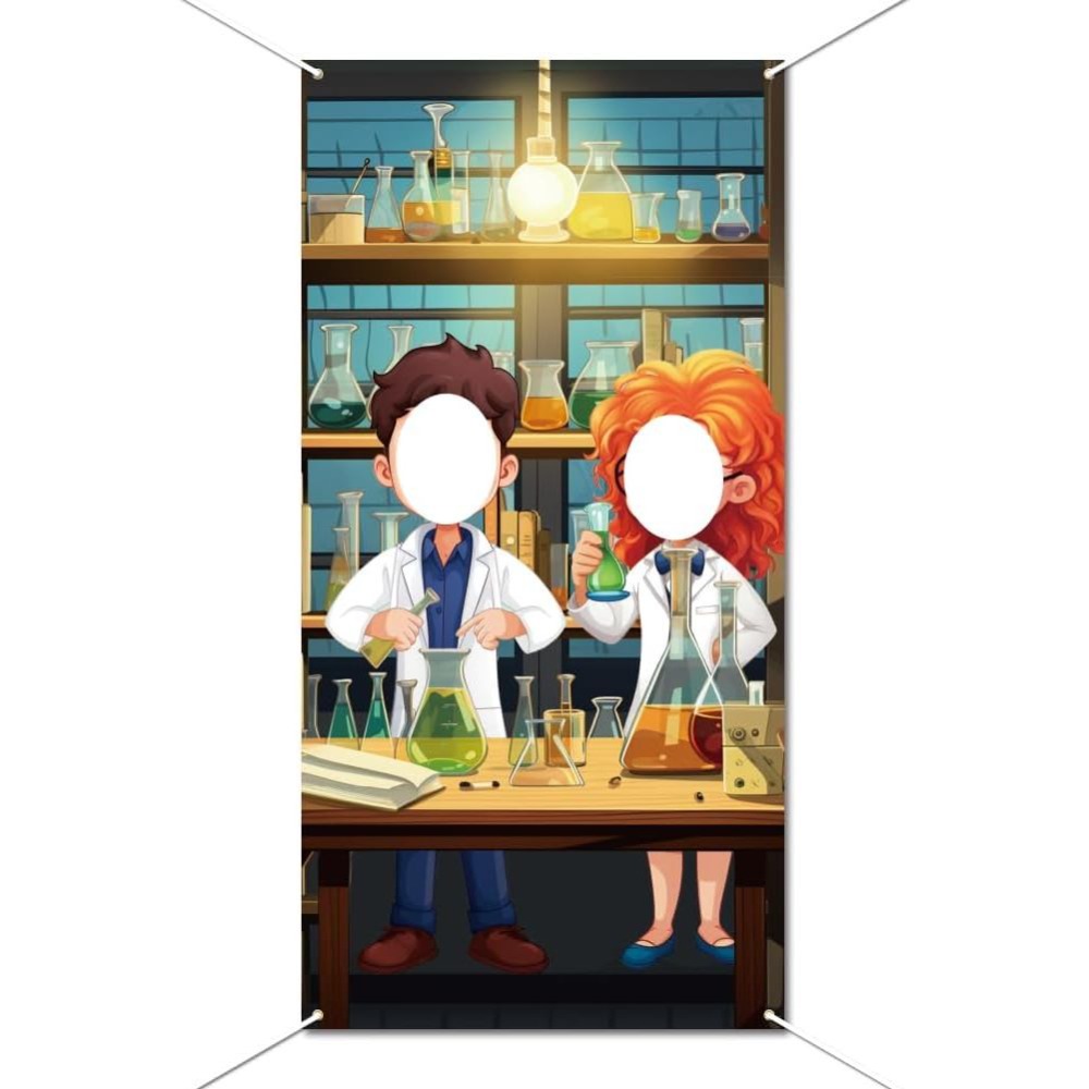 Science Party Backdrop Mad Sci - огляд і ціна Party Games Lab