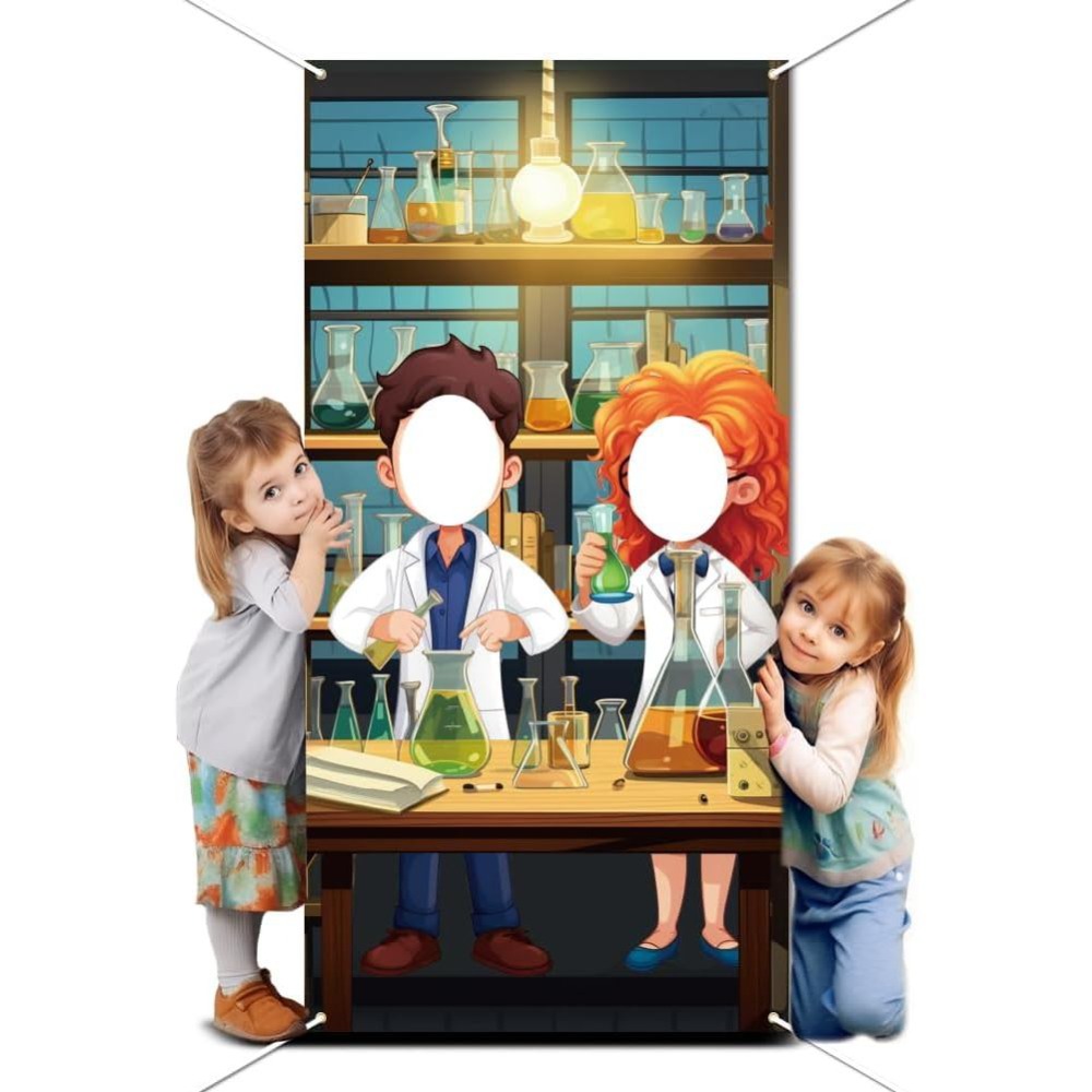 Science Party Backdrop Mad Sci - огляд і ціна Party Games Lab