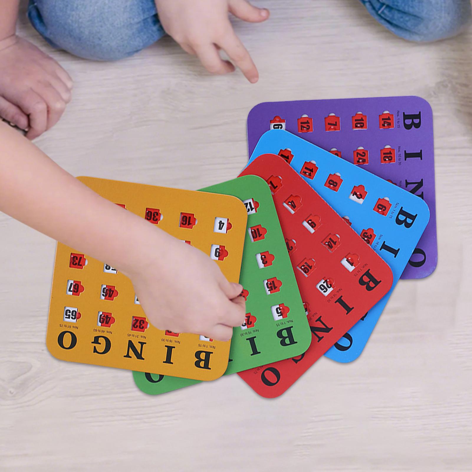 5pcs Sliding Bingo Game Cards  - огляд і ціна Party Games Board Game