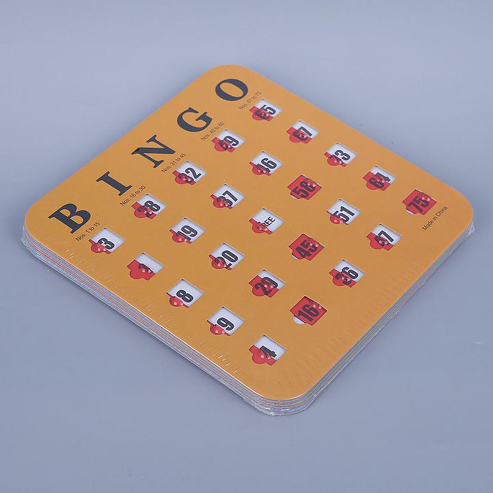 5pcs Sliding Bingo Game Cards  - огляд і ціна Party Games Board Game