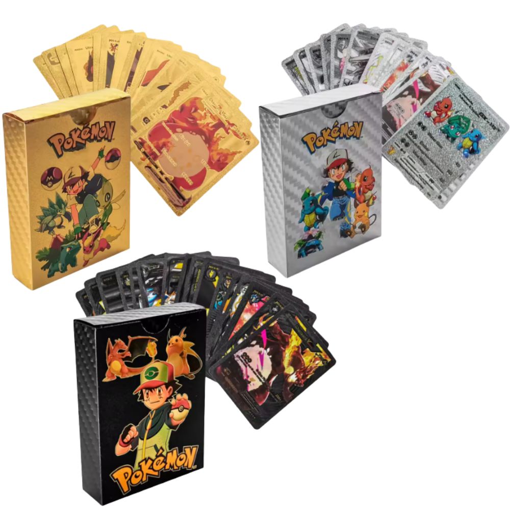 New 55PCS Pokémon Cards Vmax G - огляд і ціна Party Games Board Game
