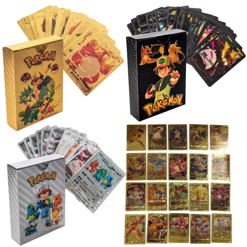 New 55PCS Pokémon Cards Vmax G - огляд і ціна Party Games Board Game