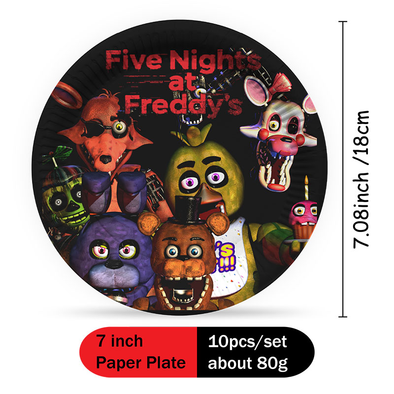 FNAF Themed Paper Plate Cups C - огляд і ціна Party Games At Wedding