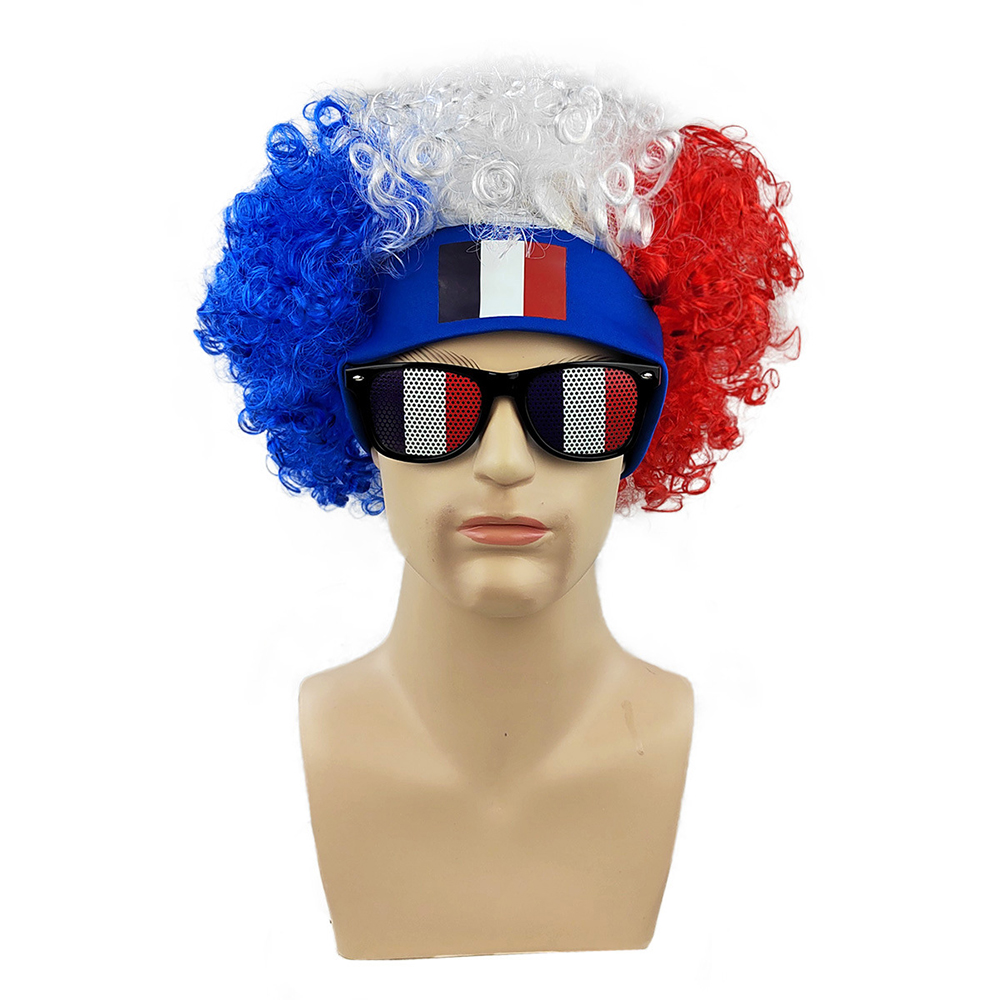 USA Flag Afro Wig + Sunglasses - огляд і ціна Party Games Usa