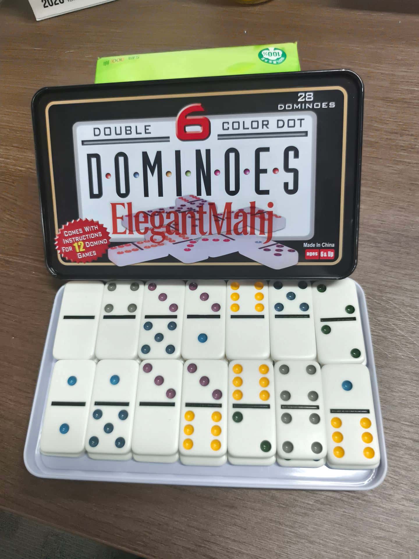 ElegantMahj Double Six Dominoe - огляд і ціна Party Games Board Game